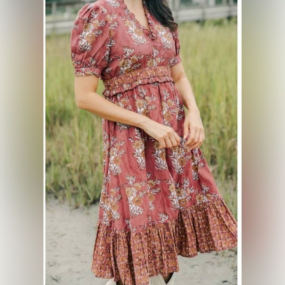 NWT‎ Victoria Dunn Ember Midi Dress size XS